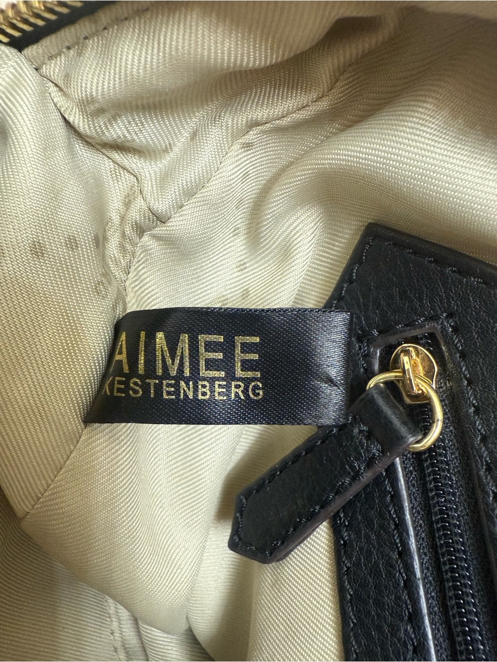 Aimee Kestenberg black leather shoulder bag - Picture 12 of 16